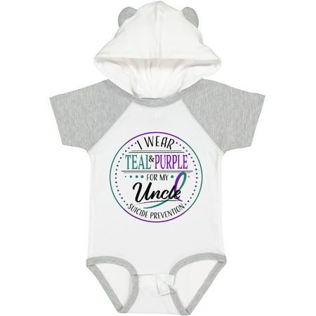 Inktastic Suicide Prevention- I Wear Teal and Purple for My Uncle Gift Baby Boy or Baby Girl Bodysuit
Inktastic Suicide Prevention- I Wear Teal and Purple for My Uncle Gift Baby Boy or Baby Girl Bodysuit