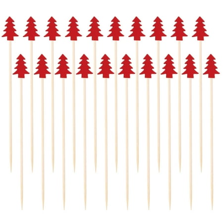 100PCS Bamboo Cocktail Picks Disposable Fruit Cake Sticks Christmas Tree Shape Toothpicks for Appetizer Party Bar
100PCS Bamboo Cocktail Picks Disposable Fruit Cake Sticks Christmas Tree Shape Toothpicks for Appetizer Party Bar