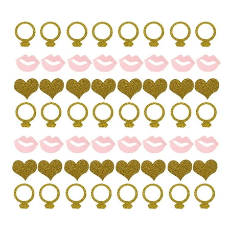 3 Packs of 300PCS Wedding Party Confetti Decorations Paper Scatters Confetti Lip Heart-shaped Ring Confetti Decor for Wedding Pa
3 Packs of 300PCS Wedding Party Confetti Decorations Paper Scatters Confetti Lip Heart-shaped Ring Confetti Decor for Wedding Pa