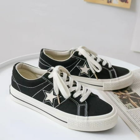 Men‘s Fashion Star Pattern Plain Color Lace Up Canvas Sneakers Rubber In Sole Anti-skid Comfortable Lace Up Shoes For Spring
Men‘s Fashion Star Pattern Plain Color Lace Up Canvas Sneakers Rubber In Sole Anti-skid Comfortable Lace Up Shoes For Spring