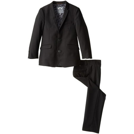 Appaman Kids Boy s Two-Piece Mod Suit Black Pinstripe 3 Toddler