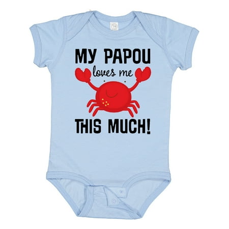 Inktastic My Papou Loves Me Gift Baby Boy or Baby Girl Bodysuit 
Inktastic My Papou Loves Me Gift Baby Boy or Baby Girl Bodysuit