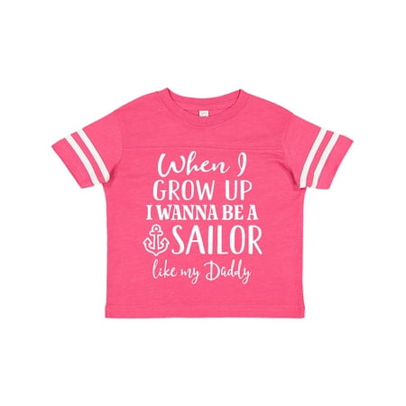 Inktastic Future Sailor Like Daddy Gift Toddler Boy Girl T-Shirt