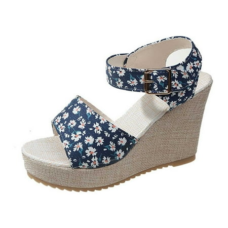 Womens Platform Wedge Sandals Summer Flower High Heel Sandals Summer Beach Sandals Open Toe Espadrille Platform
Womens Platform Wedge Sandals Summer Flower High Heel Sandals Summer Beach Sandals Open Toe Espadrille Platform