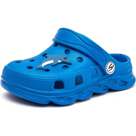 Kids Classic Graphic Garden Clogs Sandals Beach Swimming Pool Shower Slippers Slip On Water Shoes for Boys and Girls Sapphire
Kids Classic Graphic Garden Clogs Sandals Beach Swimming Pool Shower Slippers Slip On Water Shoes for Boys and Girls Sapphire
