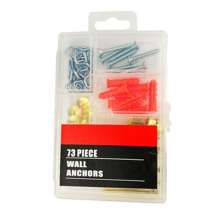 ABIDE 73pcs Picture Frame Hanging Kit Wall Mounting Hanging Metal Hooks Nails Hangers Anchors Kit
ABIDE 73pcs Picture Frame Hanging Kit Wall Mounting Hanging Metal Hooks Nails Hangers Anchors Kit