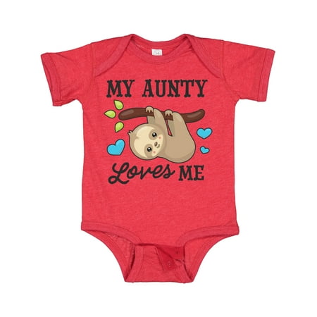 Inktastic My Aunty Loves Me with Sloth and Hearts Gift Baby Boy or Baby Girl Bodysuit
Inktastic My Aunty Loves Me with Sloth and Hearts Gift Baby Boy or Baby Girl Bodysuit