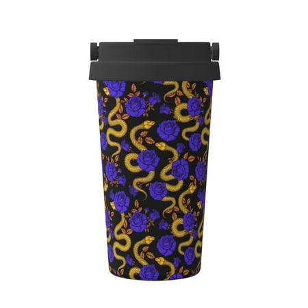 Junzan Golden Snake And Purple Rose for Stainless Steel Vacuum Insulated Tumbler - Reusable Insulated Cold Brew Iced Coffee Cup Thermos -Gifts for Women Men Him Her
Junzan Golden Snake And Purple Rose for Stainless Steel Vacuum Insulated Tumbler - Reusable Insulated Cold Brew Iced Coffee Cup Thermos -Gifts for Women Men Him Her