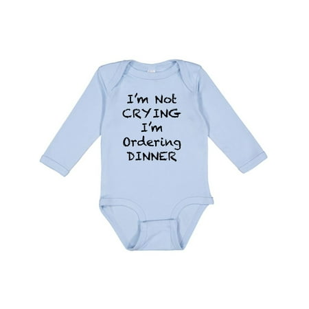 Inktastic I m Not Crying I m Ordering Dinner Gift Baby Boy or Baby Girl Long Sleeve Bodysuit
Inktastic I m Not Crying I m Ordering Dinner Gift Baby Boy or Baby Girl Long Sleeve Bodysuit