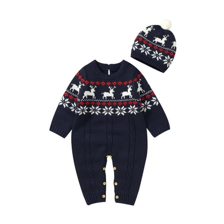 Jamlynbo Ugly Christmas Sweater Unisex Newborn Outfits Baby Boys Girls Cute Long Sleeve Knit Romper Jumpsuit Top
Jamlynbo Ugly Christmas Sweater Unisex Newborn Outfits Baby Boys Girls Cute Long Sleeve Knit Romper Jumpsuit Top