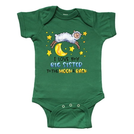Inktastic I Love my Big Sister to the Moon and Back Cute Sheep Gift Baby Boy or Baby Girl Bodysuit
Inktastic I Love my Big Sister to the Moon and Back Cute Sheep Gift Baby Boy or Baby Girl Bodysuit