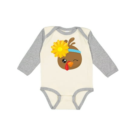 Inktastic Thanksgiving Turkey Turkey With Sunflower Gift Baby Boy or Baby Girl Long Sleeve Bodysuit
Inktastic Thanksgiving Turkey Turkey With Sunflower Gift Baby Boy or Baby Girl Long Sleeve Bodysuit