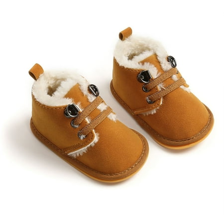 TFFR Newborn Baby Winter Plush Boots Solid Color Suede Anti-slip Snow Booties Infant Autumn Thermal Soft Sole Shoes
TFFR Newborn Baby Winter Plush Boots Solid Color Suede Anti-slip Snow Booties Infant Autumn Thermal Soft Sole Shoes