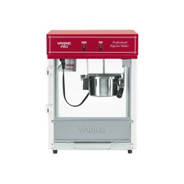 Waring Pro WPM40 - Popcorn maker - 600 W - brushed stainless steel