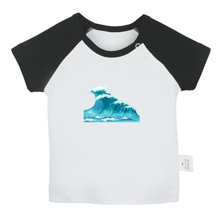 Nature Pattern Sea Wave T shirt For Baby Newborn Babies T-shirts Infant Tops 0-24M Kids Graphic Tees Clothing (Short Black Raglan T-shirt 12-18 Months)
Nature Pattern Sea Wave T shirt For Baby Newborn Babies T-shirts Infant Tops 0-24M Kids Graphic Tees Clothing (Short Black Raglan T-shirt 12-18 Months)