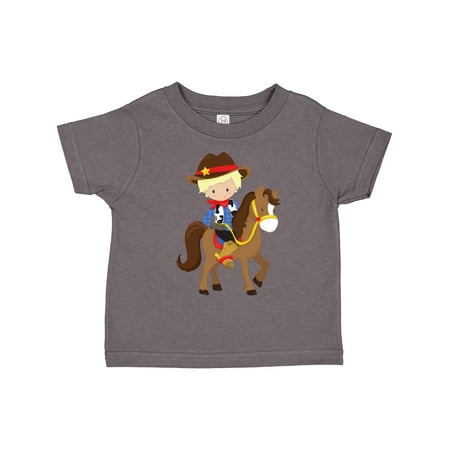 Inktastic Little Cowboy Cowboy On Brown Horse Blond Hair Boys Toddler T-Shirt
Inktastic Little Cowboy Cowboy On Brown Horse Blond Hair Boys Toddler T-Shirt