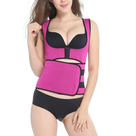 Huachen Women Breasted Shapewear Fast Setting Abdomen Tie Perspiration Vest Pink/XXXXL
Huachen Women Breasted Shapewear Fast Setting Abdomen Tie Perspiration Vest Pink/XXXXL