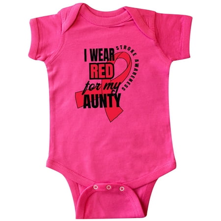 Inktastic I Wear Red For My Aunty Stroke Awareness Gift Baby Boy or Baby Girl Bodysuit
Inktastic I Wear Red For My Aunty Stroke Awareness Gift Baby Boy or Baby Girl Bodysuit