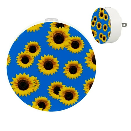 YZUOUZY Night Lights Plug into Wall Bedroom Lamp Small Bedside Lamps Set of 2 Sunflower Flowers Autumn Blue Background
YZUOUZY Night Lights Plug into Wall Bedroom Lamp Small Bedside Lamps Set of 2 Sunflower Flowers Autumn Blue Background