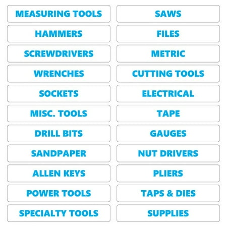 Toolbox Organizational Magnetic Rounded Labels by DCM Solutions (Cyan Inverted 0.75 H x 4.5 W)
Toolbox Organizational Magnetic Rounded Labels by DCM Solutions (Cyan Inverted 0.75 H x 4.5 W)