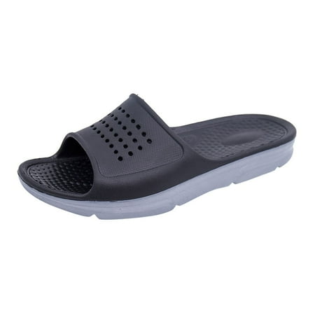 Follure Men s Fashion Casual Shoes Men s Breathable Slippers Indoor Summer Non-Slip Soft-Soled Home Bathroom Shoes Black 46
Follure Men s Fashion Casual Shoes Men s Breathable Slippers Indoor Summer Non-Slip Soft-Soled Home Bathroom Shoes Black 46