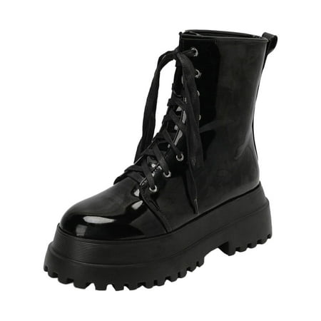 Boots Women Punk Style Trend Large Comfortable Round Toe Square Heel Thick Heel Ankle Boots
Boots Women Punk Style Trend Large Comfortable Round Toe Square Heel Thick Heel Ankle Boots