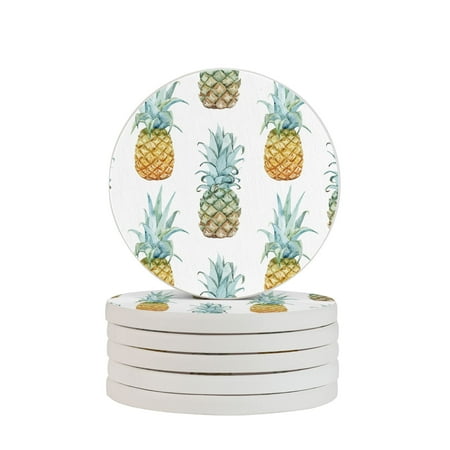 Circular Drink Coasters Set Pineapples Beautiful Home Decor Diatomite Heat-Resistant Diatomite Protect Table Countertop
Circular Drink Coasters Set Pineapples Beautiful Home Decor Diatomite Heat-Resistant Diatomite Protect Table Countertop