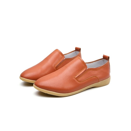 Tenmix Women Flats Memory Foam Casual Shoes Lace Up Loafers Slip On Moccasins Womens Lightweight Non-slip Walking Shoe Slip On Orange 8
Tenmix Women Flats Memory Foam Casual Shoes Lace Up Loafers Slip On Moccasins Womens Lightweight Non-slip Walking Shoe Slip On Orange 8
