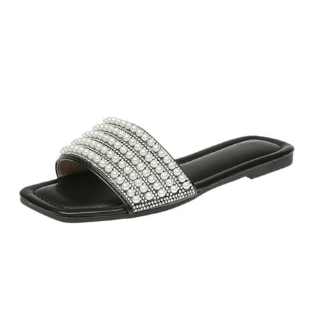 adviicd Flip Flops Women Summer Sandals For Women Women s Braided Flat Sandals Square Open Toe Woven Slip On Slide Sandals Black 6.5
adviicd Flip Flops Women Summer Sandals For Women Women s Braided Flat Sandals Square Open Toe Woven Slip On Slide Sandals Black 6.5