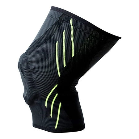 Silicone Knee Compression Brace Knee Support Pads with Gel Pad