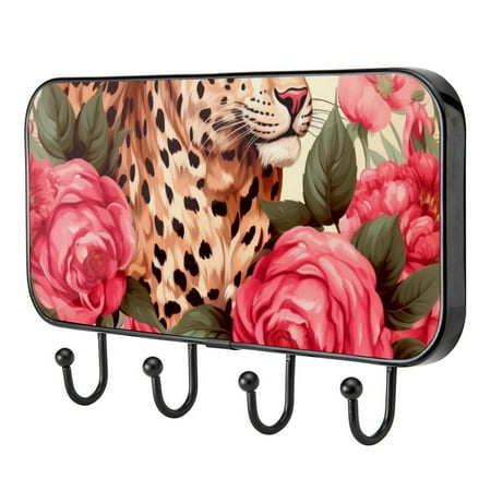 Rose Leopard Animals Self Adhesive Towel Coat Wood Iron Hooks for Home Keys Door Outdoor Home Improvement Utility Hook
Rose Leopard Animals Self Adhesive Towel Coat Wood Iron Hooks for Home Keys Door Outdoor Home Improvement Utility Hook