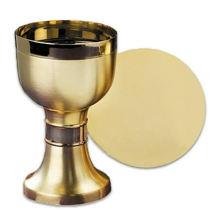 14-OZ GLD PLT CHALICE W/PATEN