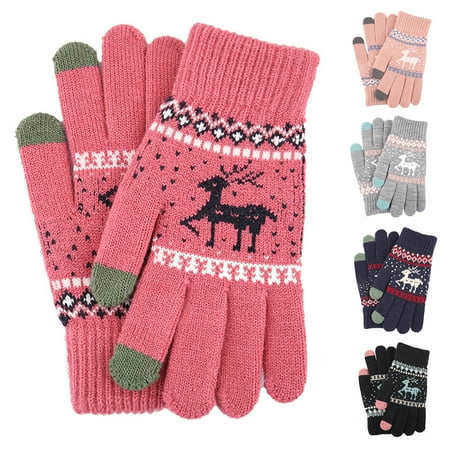 Taluosi Men Women Full Finger Touch Screen Elk Knitted Thick Plush Warm Christmas Gloves
Taluosi Men Women Full Finger Touch Screen Elk Knitted Thick Plush Warm Christmas Gloves