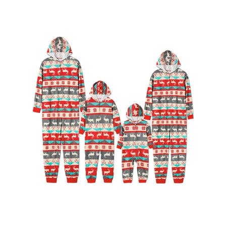 AvoDovA Christmas Matching Family Jumpsuit Snowflake One Piece Hooded Zip-Front Romper for Kids Men Women Pajamas
AvoDovA Christmas Matching Family Jumpsuit Snowflake One Piece Hooded Zip-Front Romper for Kids Men Women Pajamas