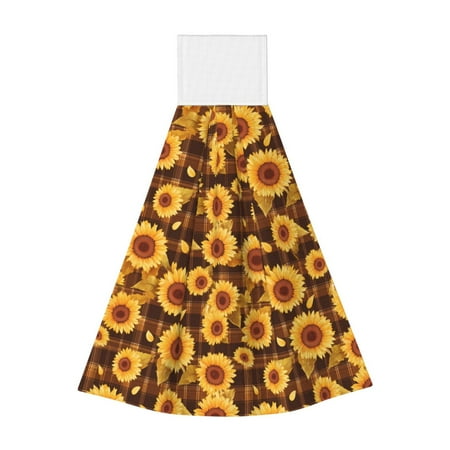 Zufioo Vintage Brown Plaid Sunflower Print Coral Fleece Velcro Hand Towel Hangable Absorbent Hand Towel Suitable for Kitchen Bathroom Household Items
Zufioo Vintage Brown Plaid Sunflower Print Coral Fleece Velcro Hand Towel Hangable Absorbent Hand Towel Suitable for Kitchen Bathroom Household Items