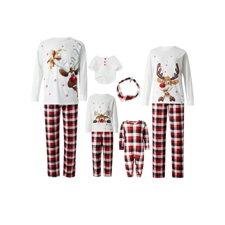xkwyshop Family Matching Christmas Pajamas Set Holiday Elk Sleepwear Xmas PJS Set for Couples and Kids White Dog L
xkwyshop Family Matching Christmas Pajamas Set Holiday Elk Sleepwear Xmas PJS Set for Couples and Kids White Dog L