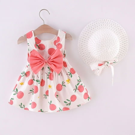 Herrnalise Toddler Baby Kids Girls Sleeveless Oranges Print Princess Dress Hat Outfits
Herrnalise Toddler Baby Kids Girls Sleeveless Oranges Print Princess Dress Hat Outfits