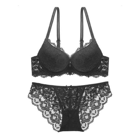 fanshao Two Pieces Sexy Women Floral Lace Underwear Solid Color Push Up Bra Panties Set
fanshao Two Pieces Sexy Women Floral Lace Underwear Solid Color Push Up Bra Panties Set