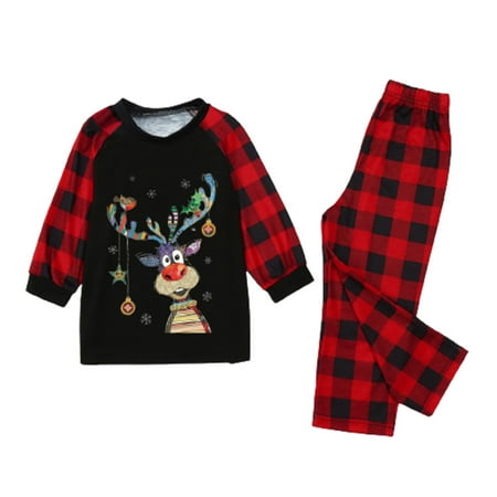 Christmas Family Parents Pajamas with Santus Deer Print Long Sleeve Design for Family Matching Night Sleeping
Christmas Family Parents Pajamas with Santus Deer Print Long Sleeve Design for Family Matching Night Sleeping