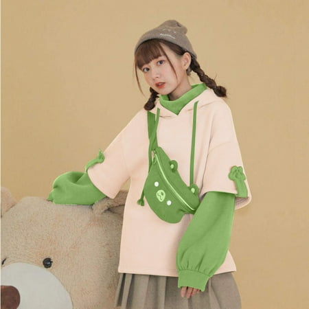 Christmas Clearance Items LIDYCE Woman s Brown Bear Hoodie Autumn Winter Long Sleeve Sweatshirt Personality Bag Green 14
Christmas Clearance Items LIDYCE Woman s Brown Bear Hoodie Autumn Winter Long Sleeve Sweatshirt Personality Bag Green 14