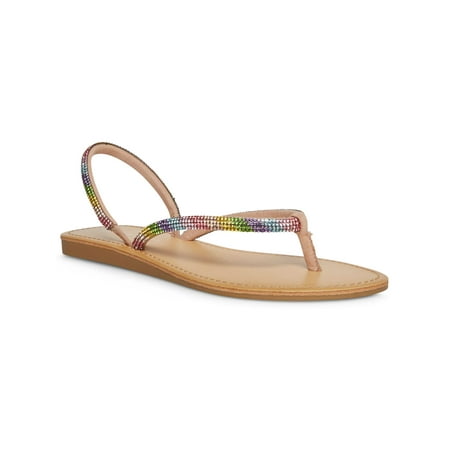 MADDEN GIRL Womens Beige Rainbow Slingback Rhinestone Strappy Aurra Slip On Thong Sandals 9.5 M
MADDEN GIRL Womens Beige Rainbow Slingback Rhinestone Strappy Aurra Slip On Thong Sandals 9.5 M