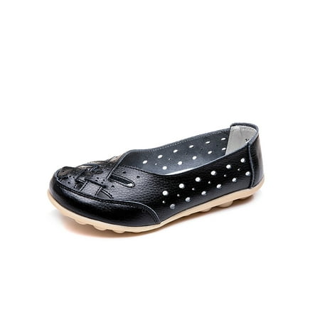Fangasis Womens Lightweight Low Top Flats Nurse Nonslip Loafers Breathable Hollow Out Moccasins
Fangasis Womens Lightweight Low Top Flats Nurse Nonslip Loafers Breathable Hollow Out Moccasins
