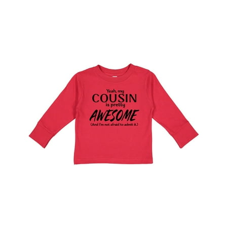 Inktastic Yeah My Cousin Is Pretty Awesome Gift Toddler Boy or Toddler Girl Long Sleeve T-Shirt
Inktastic Yeah My Cousin Is Pretty Awesome Gift Toddler Boy or Toddler Girl Long Sleeve T-Shirt