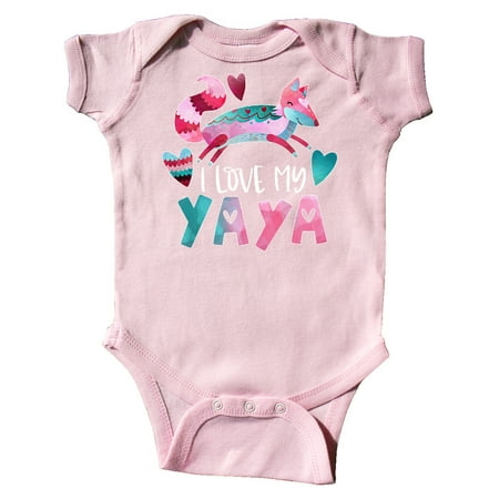Inktastic I Love My Yaya Pink and Blue Fox with Hearts Gift Baby Boy or Baby Girl Bodysuit
Inktastic I Love My Yaya Pink and Blue Fox with Hearts Gift Baby Boy or Baby Girl Bodysuit