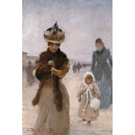 Walk Canvas Art - (24 x 36)