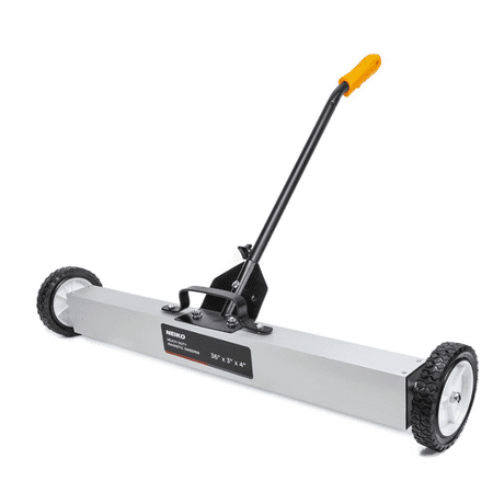 24 Heavy Duty Magnetic Sweeper with Wheels 33 Lbs Capacity Rolling Magnetic Floor Sweeper with Release Handle
24 Heavy Duty Magnetic Sweeper with Wheels 33 Lbs Capacity Rolling Magnetic Floor Sweeper with Release Handle