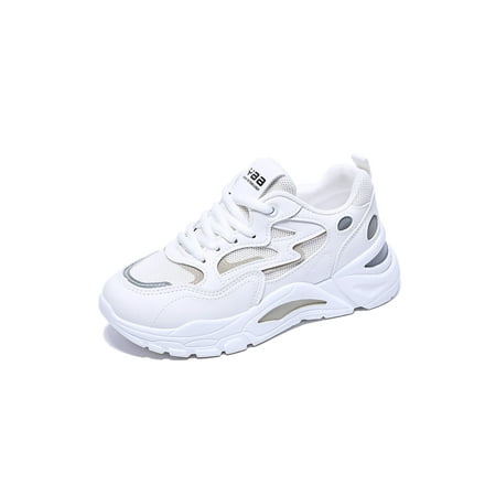 Gomelly Unisex Sneakers Mesh Walking Shoes Lace Up Running Shoe Patchwork Fashion Sneaker Outdoor Casual White 1# 6
Gomelly Unisex Sneakers Mesh Walking Shoes Lace Up Running Shoe Patchwork Fashion Sneaker Outdoor Casual White 1# 6