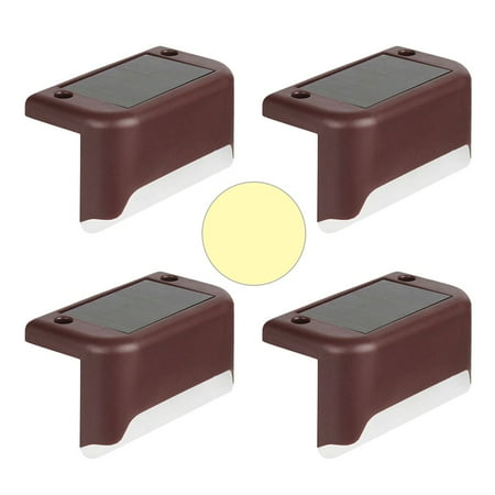 Mpeace 4Pcs Solar Power LED Path Stair Light Outdoor Garden Fence Landscape Wall Lamp
Mpeace 4Pcs Solar Power LED Path Stair Light Outdoor Garden Fence Landscape Wall Lamp