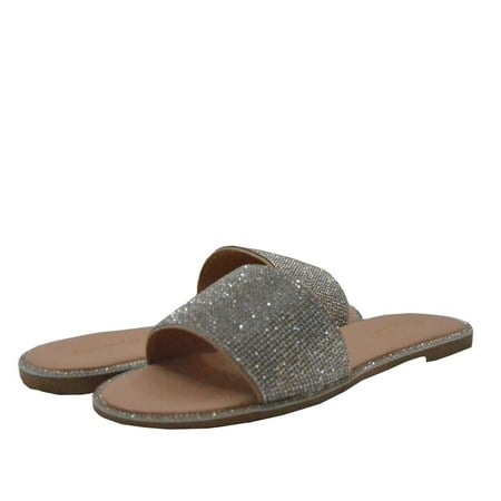 Bonnibel Women s Shoes Taka-2 Embellished Open Toe Slide Sandals