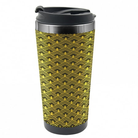Abstract Travel Mug Art Deco Inspired Design Steel Thermal Cup 16 oz by Ambesonne
Abstract Travel Mug Art Deco Inspired Design Steel Thermal Cup 16 oz by Ambesonne